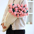 🎁 Handgemachte Strickdecke mit 3D-Blumen 🌷 – das perfekte Geschenk voller Wärme & Stil-(LW01)