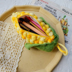 Gehäkeltes Federmäppchen im Mais-Design 🌽🧶 – DIY-Set & Fertigprodukt-LW06