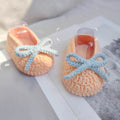 LW10-🩰💙 Zauberhafte Baby-Ballerinas in Rosa – Weiche Neugeborenen-Schuhe mit Schleifendekor