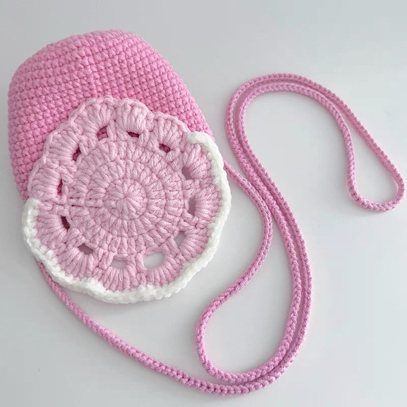 Schwierigkeitsgrad: ⭐⭐-🧶 DIY Strick-Handtaschen Set –  – Mit Werkzeug & Material + Gratis Videoanleitung 🎥📦-(LW02)