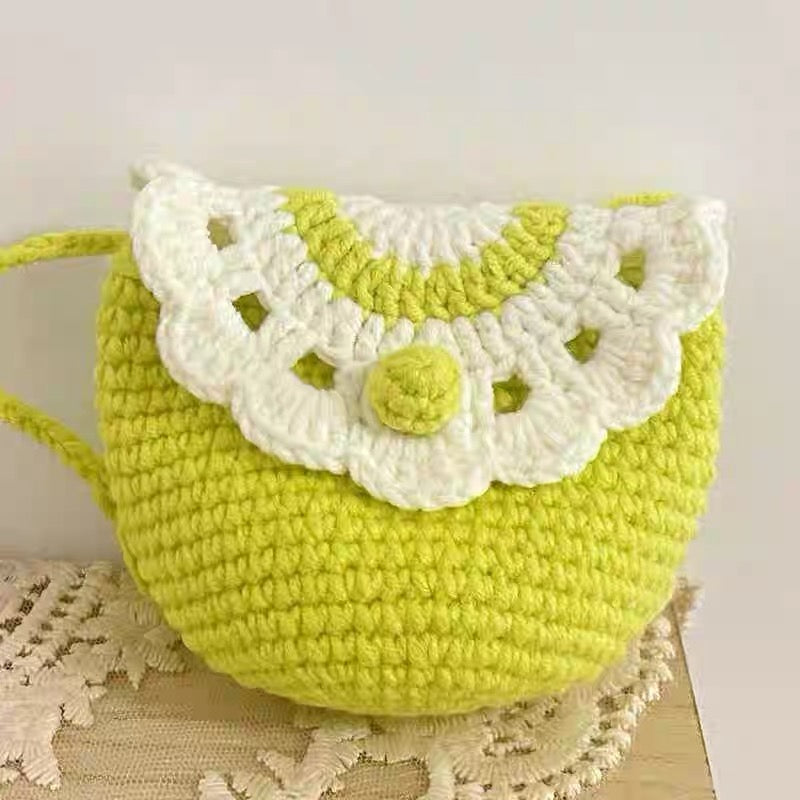 Schwierigkeitsgrad: ⭐⭐-🧶 DIY Strick-Handtaschen Set –  – Mit Werkzeug & Material + Gratis Videoanleitung 🎥📦-(LW02)