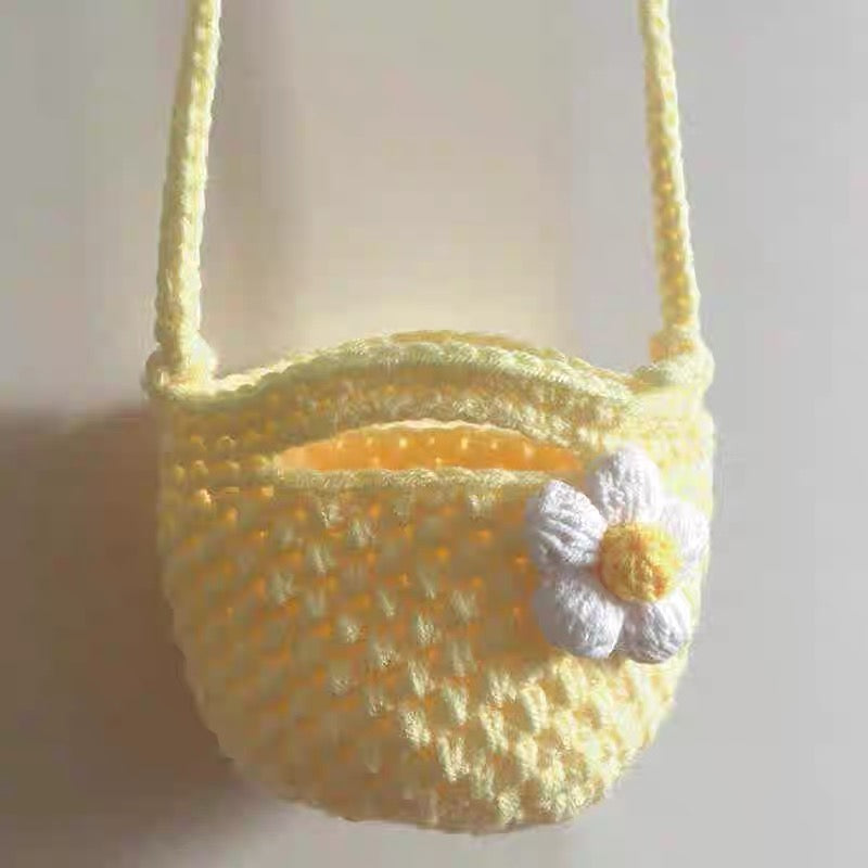 Schwierigkeitsgrad: ⭐⭐-🧶 DIY Strick-Handtaschen Set –  – Mit Werkzeug & Material + Gratis Videoanleitung 🎥📦-(LW02)