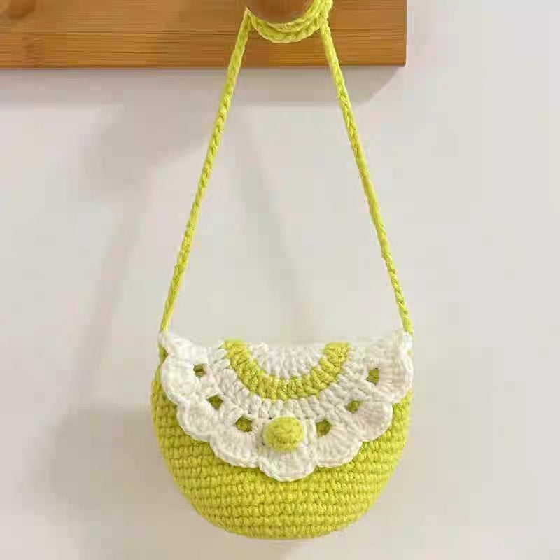 Schwierigkeitsgrad: ⭐⭐-🧶 DIY Strick-Handtaschen Set –  – Mit Werkzeug & Material + Gratis Videoanleitung 🎥📦-(LW02)